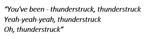 thunderstruck song meaning|who sings thunderstruck.